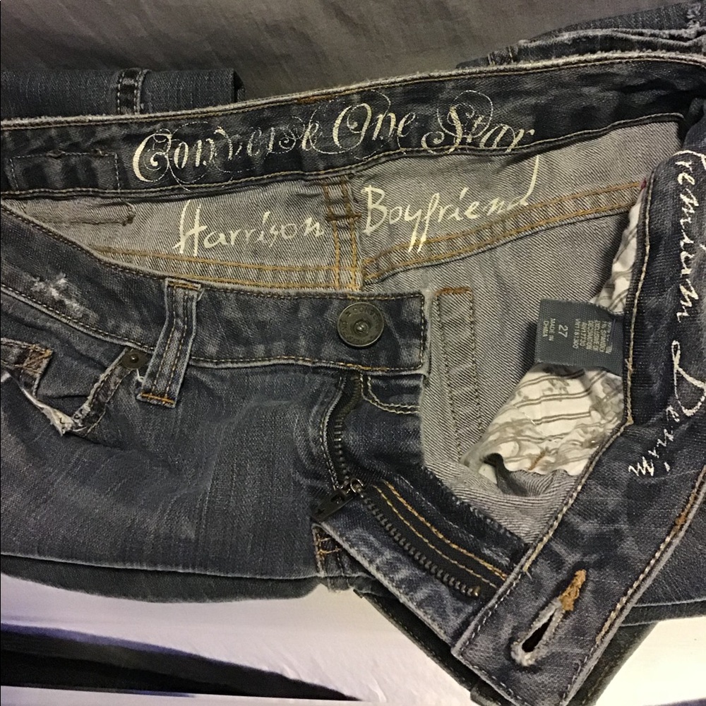 Converse One boyfriend jeans
